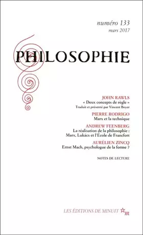Couverture du produit · Philosophie 133