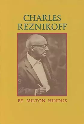 Couverture du produit · Charles Reznikoff: A Critical Essay