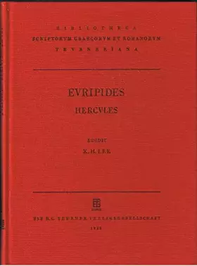 Couverture du produit · Evripides Hercvles (Bibliotheca Teubneriana)