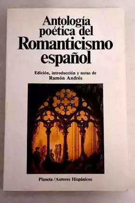 Couverture du produit · Antologia Poetica Del Romanticismo Espanol