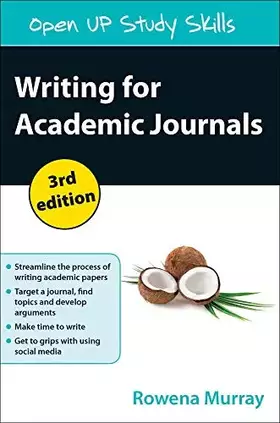 Couverture du produit · Writing for Academic Journals, Third Edition