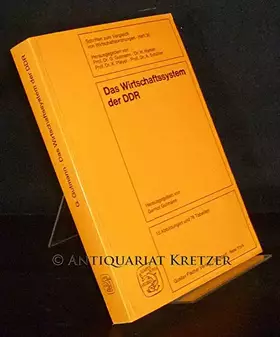 Couverture du produit · Das Wirtschaftssystem der DDR. Wirtschaftspolitische Gestaltungsprobleme