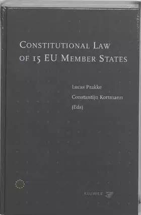 Couverture du produit · Constitutional Law of 15 EU Member States