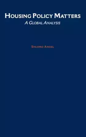Couverture du produit · Housing Policy Matters: A Global Analysis