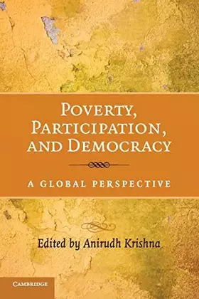 Couverture du produit · Poverty, Participation, and Democracy: A Global Perspective