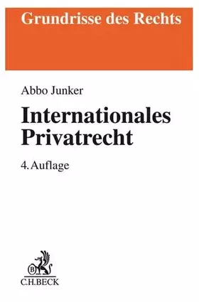 Couverture du produit · Internationales Privatrecht (Grundrisse des Rechts)