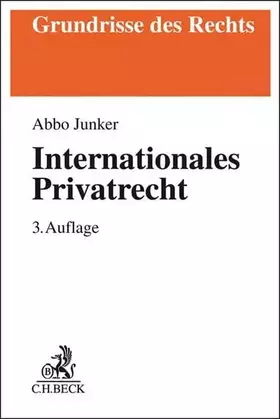 Couverture du produit · Internationales Privatrecht