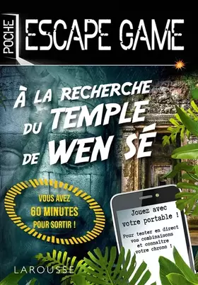 Couverture du produit · Escape Game de Poche - À la recherche du temple de Wen Sé