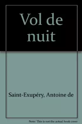 Couverture du produit · VOL DE NUIT