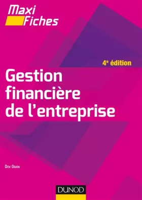 Couverture du produit · Maxi fiches - Gestion financière de l'entreprise - 4e éd.