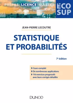 Couverture du produit · Statistique et probabilités - 7e éd.
