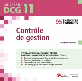 Couverture du produit · DCG 11 - Exercices corrigés - Contrôle de gestion: 95 exercices corrigés pour s'entraîner efficacement et réviser