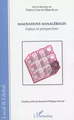 Couverture du produit · Innovations managériales: Enjeux et perspectives