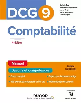 Couverture du produit · DCG 9 Comptabilité - Manuel 2022/2023 (2022-2023)