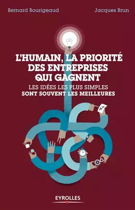 Couverture du produit · L'humain, la priorité des entreprises qui gagnent: Les idées les plus simples sont souvent les meilleures