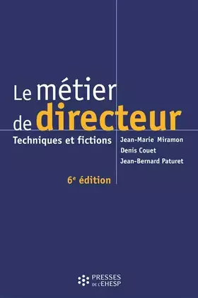 Couverture du produit · Le métier de directeur: Techniques et fictions
