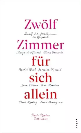 Couverture du produit · Zwölf Zimmer für sich allein: Zwölf Schriftstellerinnen im Gespräch (Kampa Salon: Gespräche)