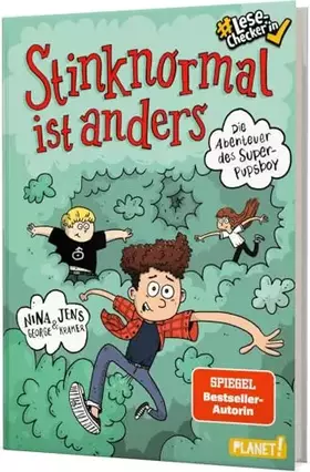 Couverture du produit · Die Abenteuer des Super-Pupsboy 1: Stinknormal ist anders: Lustiges Kinderbuch - LeseChecker*in (1)