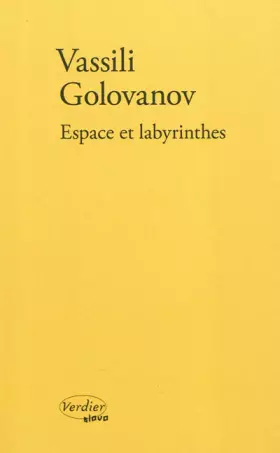 Couverture du produit · Espace et labyrinthes : Récits