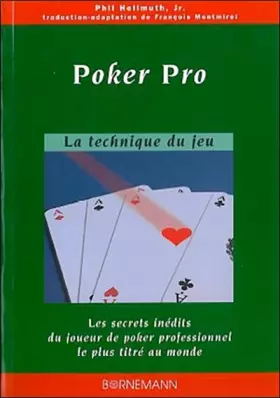 Couverture du produit · Smir - 17360 - Livre - Poker Pro la technique du jeu par Jr. Hellmuth