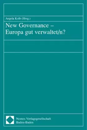 Couverture du produit · New Governance - Europa gut verwaltet/n?