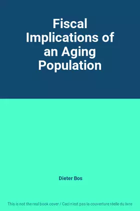 Couverture du produit · Fiscal Implications of an Aging Population