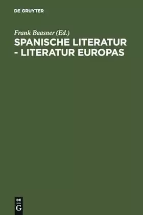 Couverture du produit · Spanische Literatur - Literatur Europas: Wido Hempel zum 65. Geburtstag