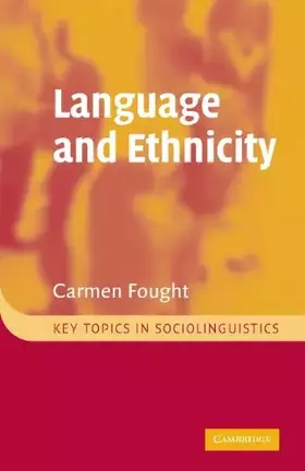 Couverture du produit · Language and Ethnicity (Key Topics in Sociolinguistics)