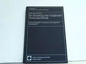 Couverture du produit · Die Entstehung einer europäischen Verfassungsordnung: Das Ineinandergreifen von nationalem und europäischem Verfassungsrecht (S