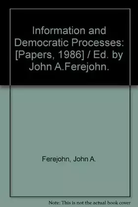 Couverture du produit · Information and Democratic Processes