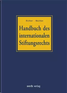 Couverture du produit · Handbuch des internationalen Stiftungsrechts