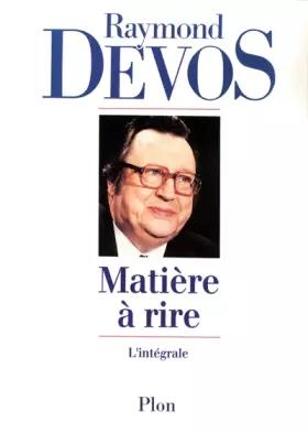 Couverture du produit · Matière à rire