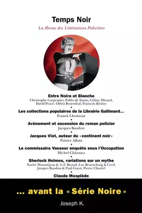Couverture du produit · Temps Noir la revue des Littératures Policières n°18