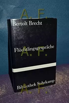 Couverture du produit · Flüchtlingsgespräche (Bibliothek Suhrkamp)