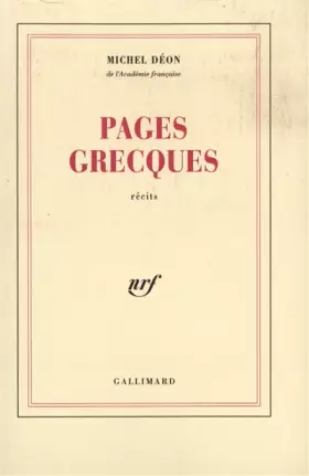 Couverture du produit · Pages grecques