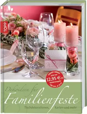 Couverture du produit · Dekoideen für Familienfeste: Tischdekorationen, Karten und mehr