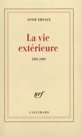 Couverture du produit · La Vie extérieure