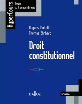 Couverture du produit · Droit constitutionnel