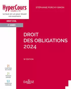 Couverture du produit · Droit des obligations 2024 16ed