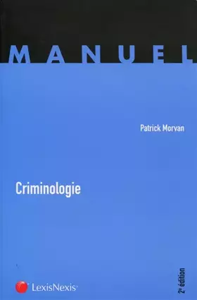 Couverture du produit · Criminologie