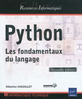 Couverture du produit · Python - Les fondamentaux du langage [Nouvelle édition]