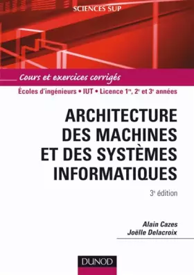 Couverture du produit · Architecture des machines et des systèmes informatiques