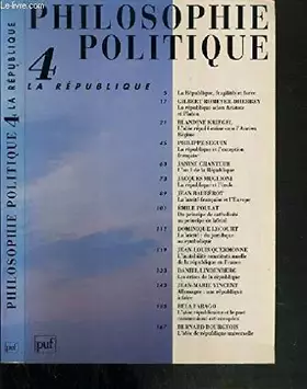 Couverture du produit · PHILOSOPHIE POLITIQUE NUMERO 3 : L'ETRANGER