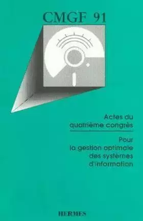 Couverture du produit · Pour la gestion optimale des systèmes d'information - actes