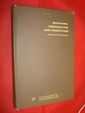 Couverture du produit · Smoothing, Forecasting and Prediction of Discrete Time Series