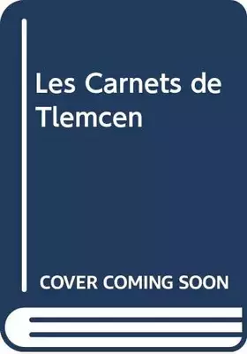 Couverture du produit · Les carnets de Tlemcen
