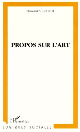 Couverture du produit · Propos sur l'art