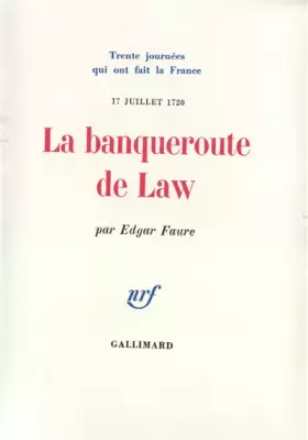 Couverture du produit · La Banqueroute de Law (17 juillet 1720)