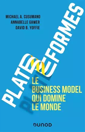 Couverture du produit · Plateformes : le business model qui domine le monde
