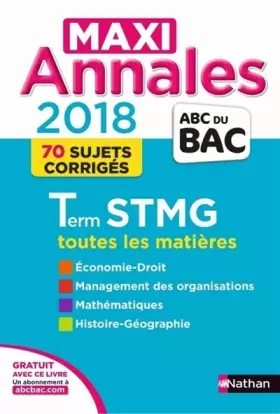 Couverture du produit · Maxi Annales ABC du BAC Term STMG 2018 (29)